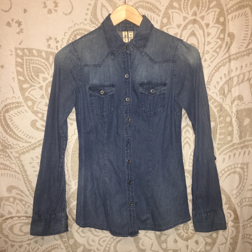 Jean Jacket Blouse